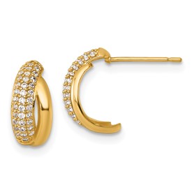 14k-polished-fancy-pave-cz-post-j-hoop-earrings-SolomonJeweler-Wichita-KS-CustomJewelry