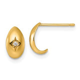14k-polished-cz-star-post-j-hoop-earrings-SolomonJeweler-Wichita-KS-CustomJewelry