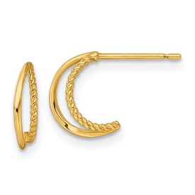 14k-polished-and-twisted-post-c-hoop-earrings-SolomonJeweler-Wichita-KS-CustomJewelry