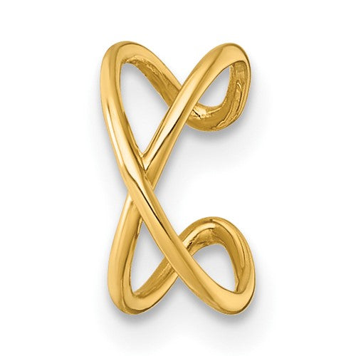 14k-polished-criss-cross-single-ear-cuff-SolomonJeweler-Wichita-KS-CustomJewelry