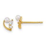14k-polished-cz-and-freshwater-cultured-pearl-post-earrings-SolomonJeweler-Wichita-KS-CustomJewelry