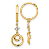 14k-twisted-dangling-circle-hinged-round-hoop-earrings-SolomonJeweler-Wichita-KS-CustomJewelry