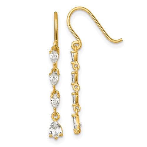 14k-polished-fancy-cz-teardrop-dangle-earrings-SolomonJeweler-Wichita-KS-CustomJewelry