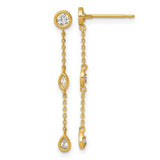 14k-polished-fancy-cz-post-dangle-earrings-SolomonJeweler-Wichita-KS-CustomJewelry