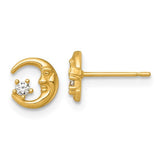 14k-polished-cz-moon-post-earrings-SolomonJeweler-Wichita-KS-CustomJewelry
