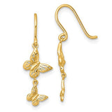 14k-polished-double-butterfly-moveable-dangle-shepherd-hook-earrings-SolomonJeweler-Wichita-KS-CustomJewelry