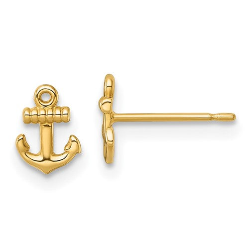 14k-polished-anchor-post-earrings-SolomonJeweler-Wichita-KS-CustomJewelry