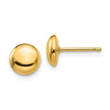 14k-7mm-polished-round-button-post-earrings-SolomonJeweler-Wichita-KS-CustomJewelry