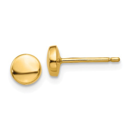 14k-5mm-polished-round-button-post-earrings-SolomonJeweler-Wichita-KS-CustomJewelry