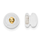silicone-sliders-14k-yg-mushroom-1-pair-SolomonJeweler-Wichita-KS-CustomJewelry