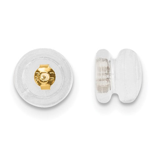 silicone-sliders-14k-yg-mushroom-1-pair-SolomonJeweler-Wichita-KS-CustomJewelry
