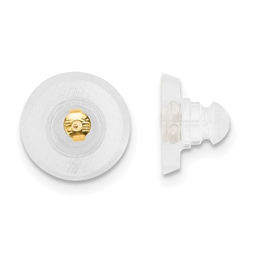 silicone-sliders-14k-yg-disk-1-pair-SolomonJeweler-Wichita-KS-CustomJewelry