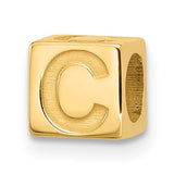 14ky-alphabet-bead-letter-c-SolomonJeweler-Wichita-KS-CustomJewelry