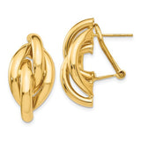 14k-swirl-omega-back-post-earrings-SolomonJeweler-Wichita-KS-CustomJewelry