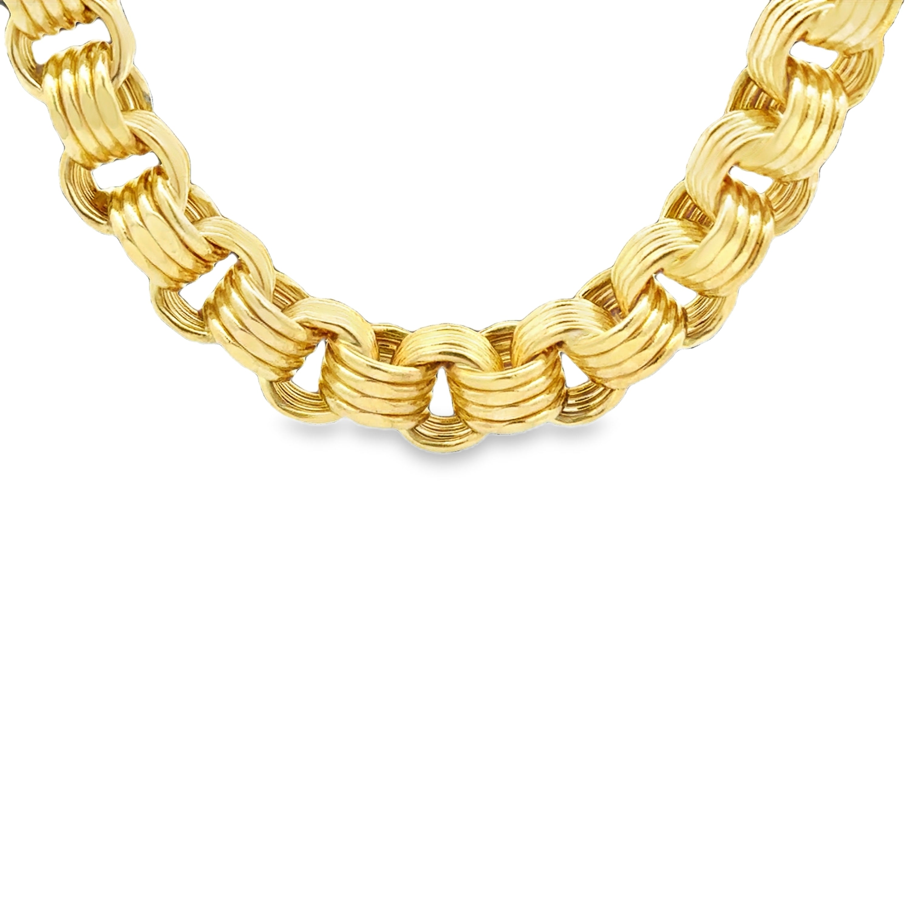 Alexander chain necklace in yellow gold by Solomon Jeweler Kansas