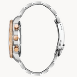 Marine Star Collection New six-hand chronograph movement with 200-meter water resistance.
