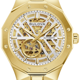 This Bulova men’s watch from the Prestige collection balances bold design with a refined presence.