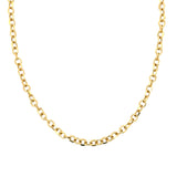 Yellow gold cable chain available at Solomon Jeweler Kansas.