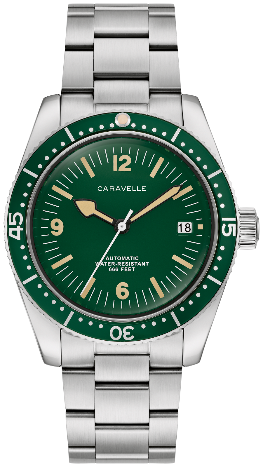 The men’s Caravelle Sea Hunter is reborn for the modern age. Experience an icon remade with the men’s Caravelle Sea Hunter.