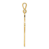 14 Karat Yellow Gold Celtic Cross Charm