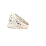 Sterling silver 50 peso centenario coin ring with winged victory design from Solomon Jeweler