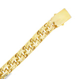 10K Yellow Gold Chino link chain necklace in yellow gold by Solomon Jeweler