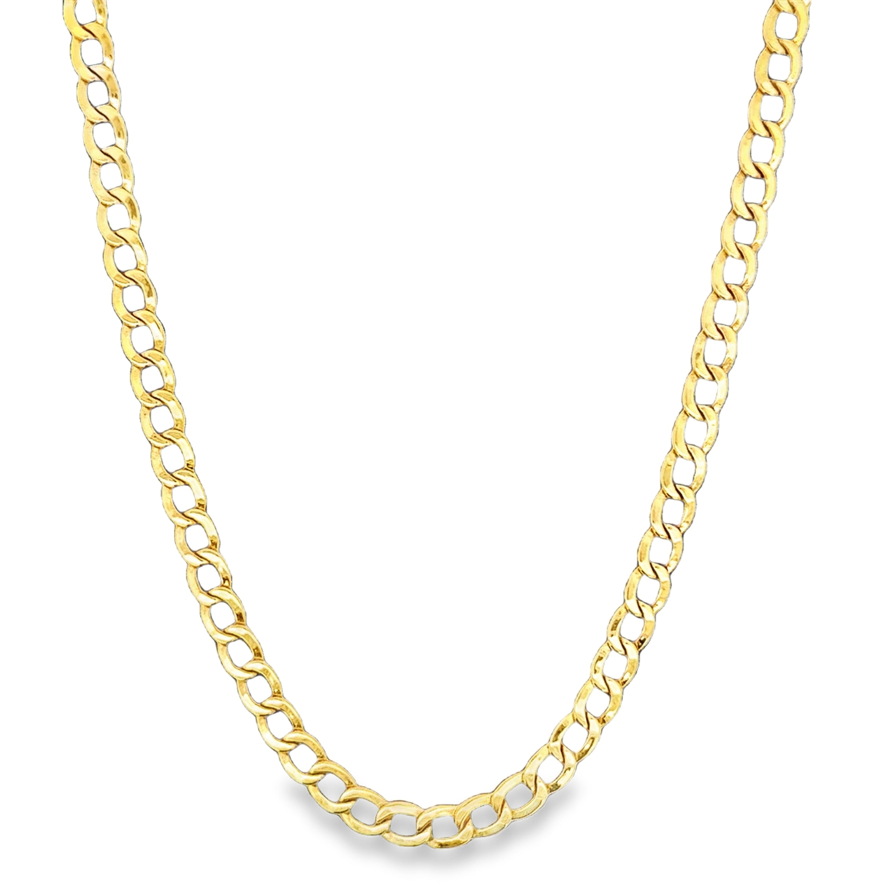 14k curb chain necklace Available at Solomon Jeweler Kansas