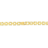10 karat Yellow Gold Rolex Link Chain Available in Different Length.