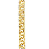 10 karat solid gold Chino link chain necklace with Italian finish