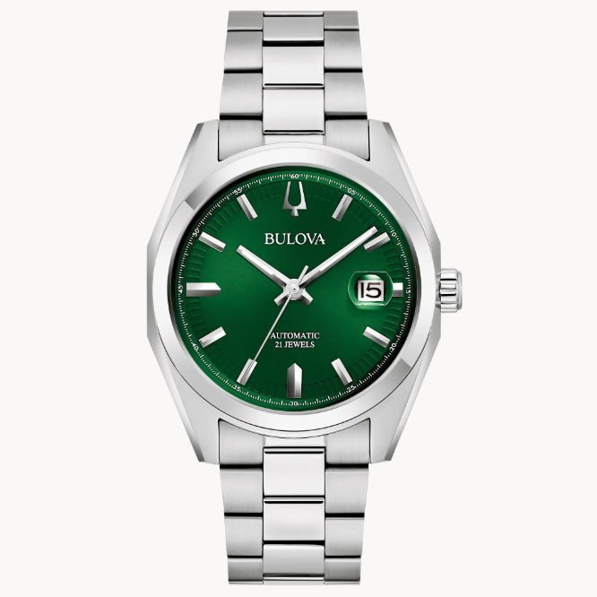 The Bulova men’s Surveyor is defined by exceptional quality and sophisticated aesthetics.