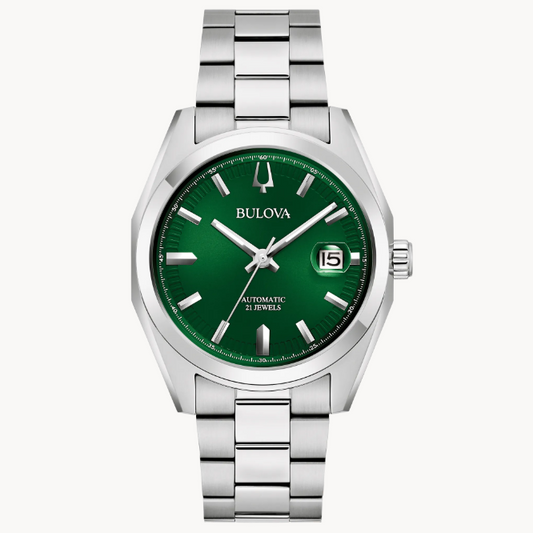 The Bulova men’s Surveyor is defined by exceptional quality and sophisticated aesthetics.