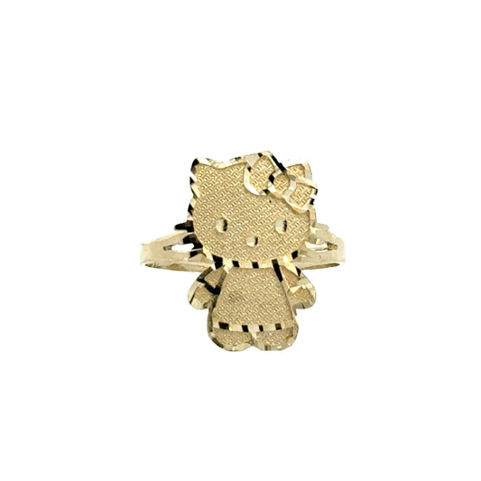 Hello Kitty Character Gold Ring