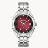  the new Limited Edition Jet Star timepiece with vintage vibes features Bulova’s proprietary Precisionist 262kHz movement for precise timing and accuracy to seconds a year, with a fluid sweep second hand.‌