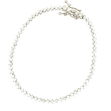 Lab diamond tennis bracelet available at Solomon jeweler Wichita Kansas.