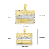 10Karat Two-Tone Gold “The Last Supper” Pendant - Solomon Jewelers