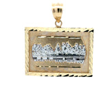 Two tone last supper pendant available at Solomon Jeweler Kansas.