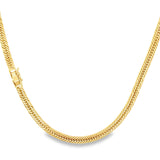 Solid 18K gold Tokyo Cuban chain high polish