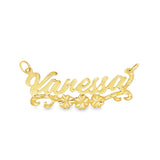 Handcrafted 10K/14K Gold Custom Nameplate Jewelry