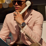 This Bulova men’s timepiece offers a uniquely individual expression of style.