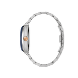 Side case view of  Maquina Bulova automatic watch.