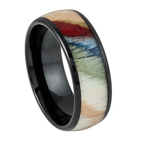 Black IP Colorful Dyed Rosewood Inlay – 8mm