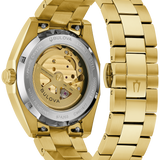 Part of the Surveyor collection of Bulova men’s watches, this classically styled automatic watch offers exceptional design with a glimpse of mechanical wonder. 