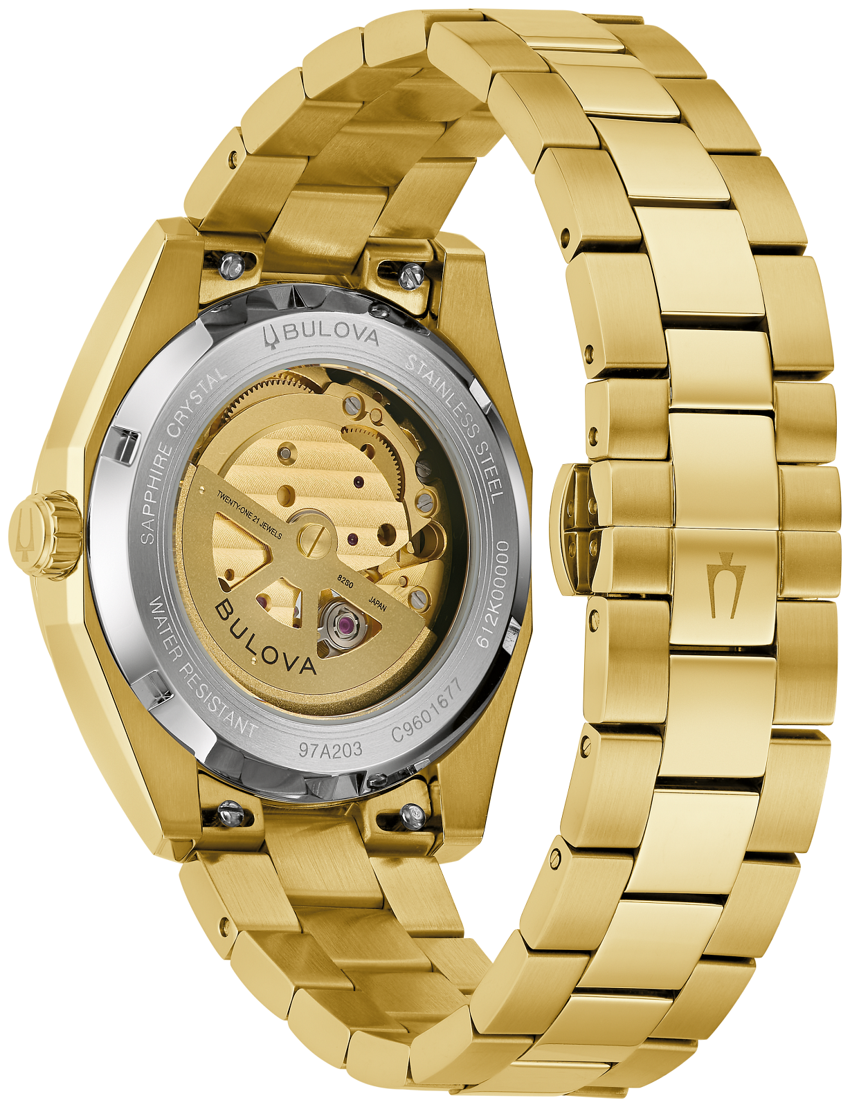 Part of the Surveyor collection of Bulova men’s watches, this classically styled automatic watch offers exceptional design with a glimpse of mechanical wonder. 