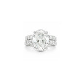 14K White Gold Oval Lab Diamond Bridal Ring – Solomon Jeweler Kansas