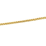 Palm chain in 14 karat yellow gold.