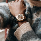 This Bulova men’s watch from the Prestige collection balances bold design with a refined presence.