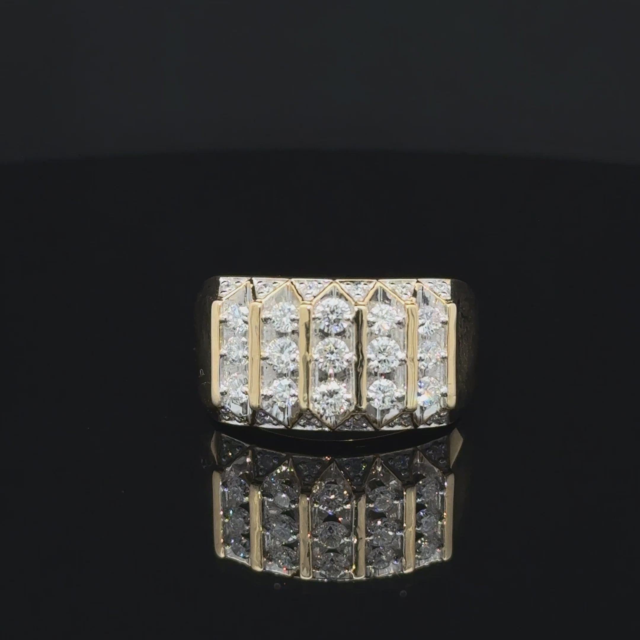 Mens Diamond Ring available at Solomon Jewelers Wichita Kansas.