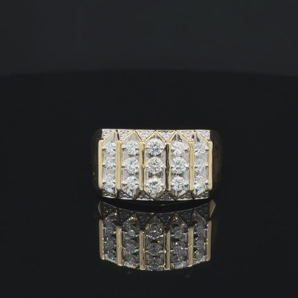 Mens Diamond Ring available at Solomon Jewelers Wichita Kansas.