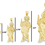 10 Karat Yellow Gold St. Jude Pendant - Solomon Jewelers