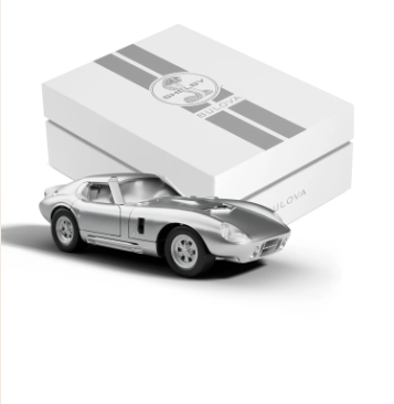 The new Bulova men’s Limited Edition Shelby Racer is inspired by the 50th Anniversary Aluminum Edition Daytona Coupe